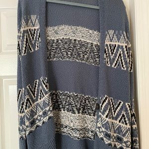 Blue Hollister Cardigan